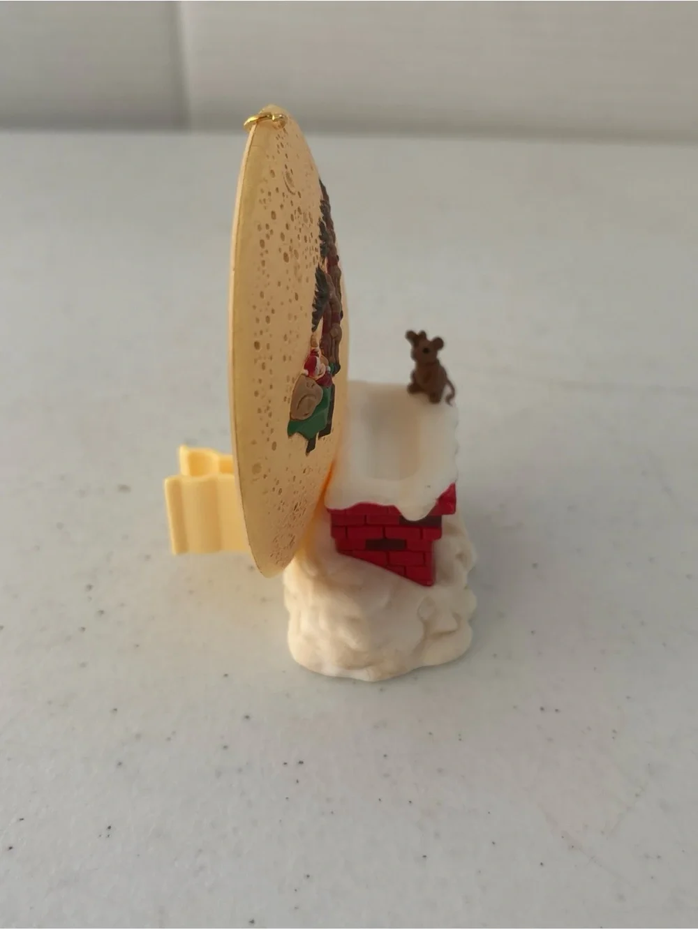 Hallmark Red & Gold 'Happy Christmas to All' Ornament in Box